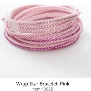 Wrap star bracelet Swarovski Touchstone crystal New in Box over 600 crystals